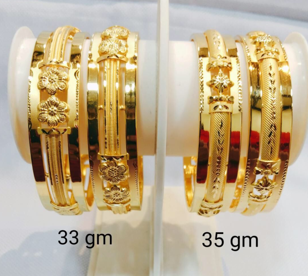 Latest Gold Bangle Designs Catalogue| Latest Gold Bangles Design 2022
