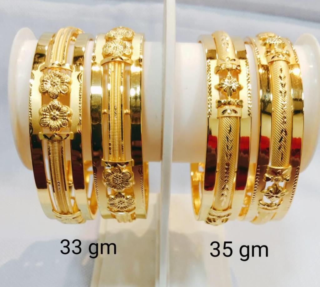  Latest Gold Bangle Designs Catalogue| Latest Gold Bangles Design 2022