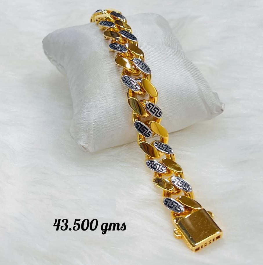 New Design Gold Bracelet 22K Yellow Gold - MMH Eshoppe