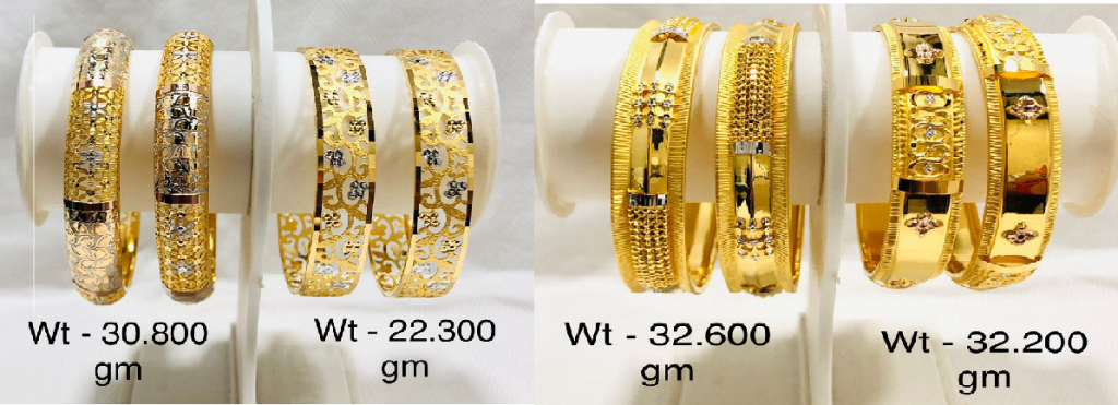 Latest Gold Bangle Designs Catalogue | Latest Gold Bangle Designs 2023