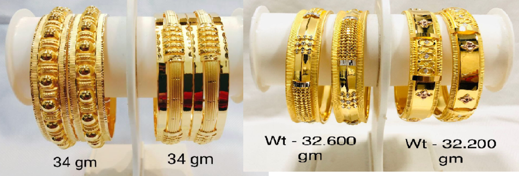 Latest Gold Bangle Designs Catalogue | Latest Gold Bangle Designs 2023