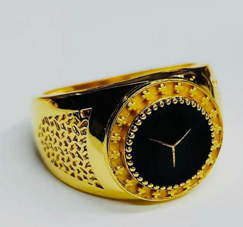 Model Star Gold Finger Ring For Men