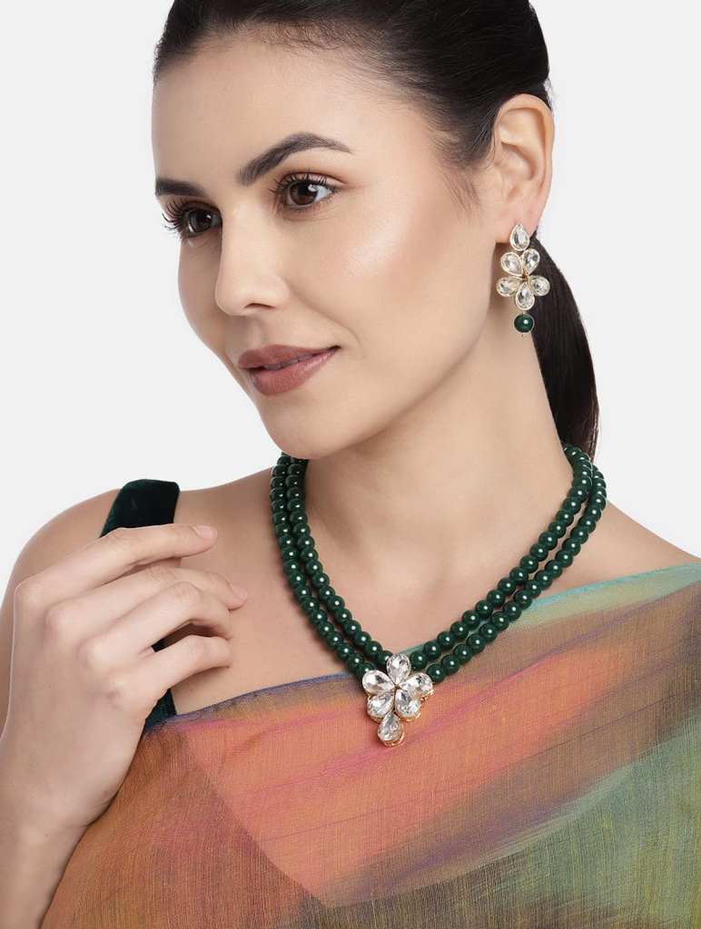 emerald polki jewellery