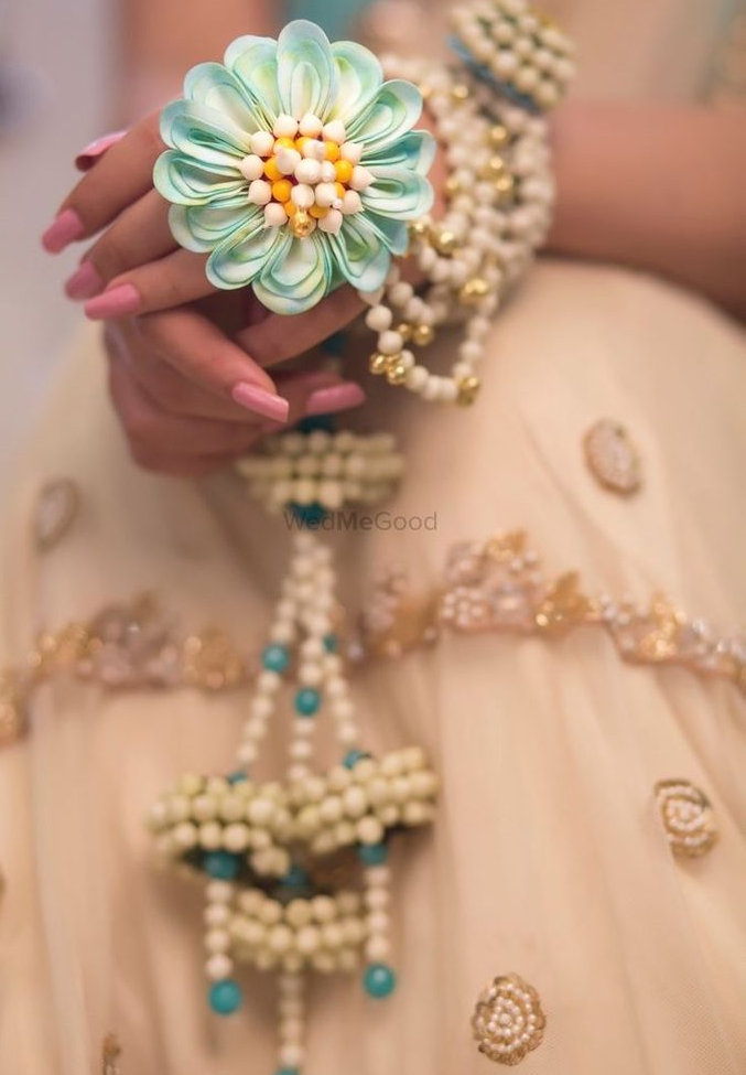 Pastel green haath phool | Bridal haath phool