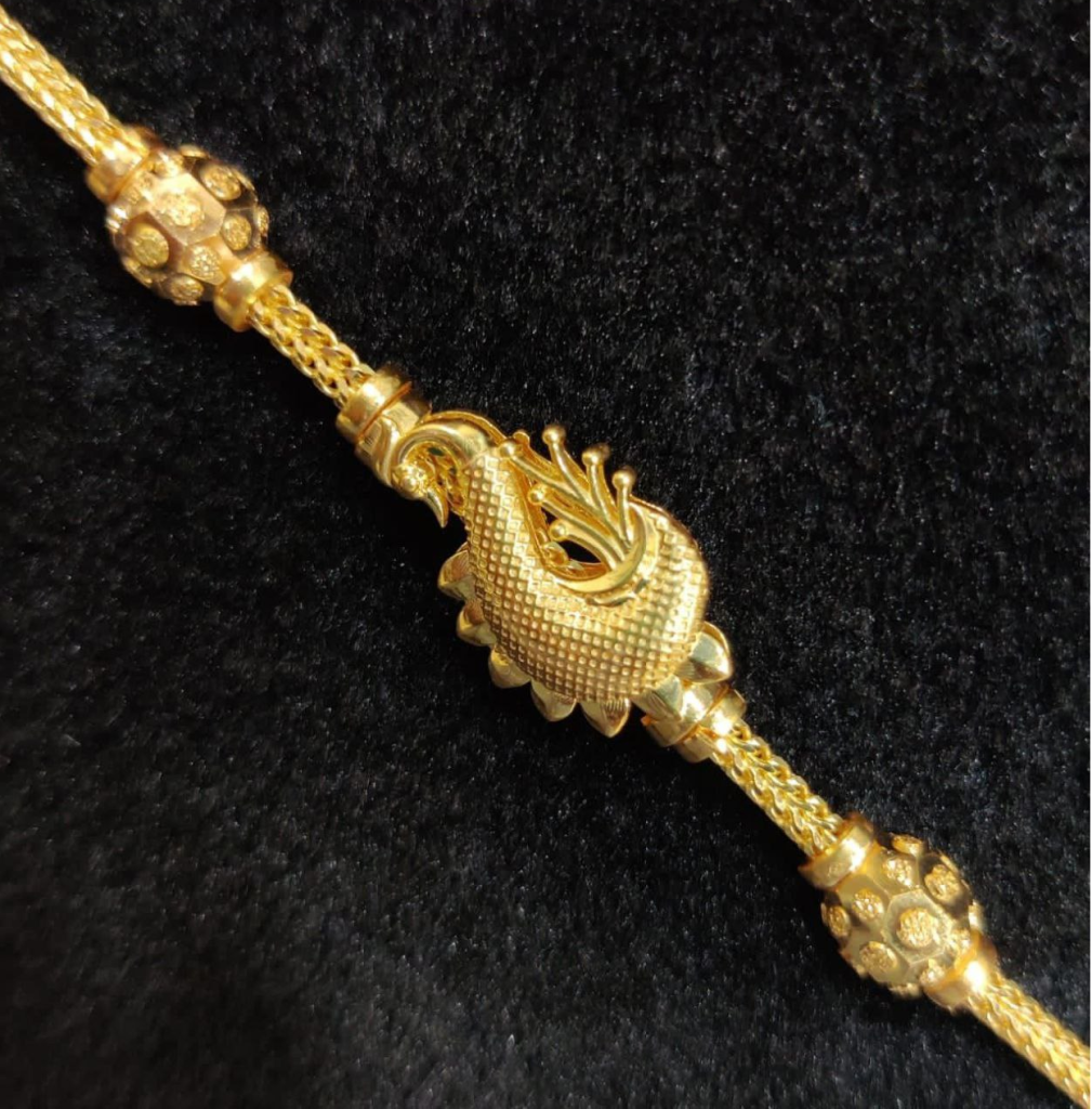 Karap Sundari Mugappu Chain Designs | Gold Mugappu Thali Chain Designs