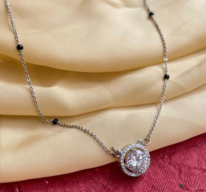 Silver Mangalsutra