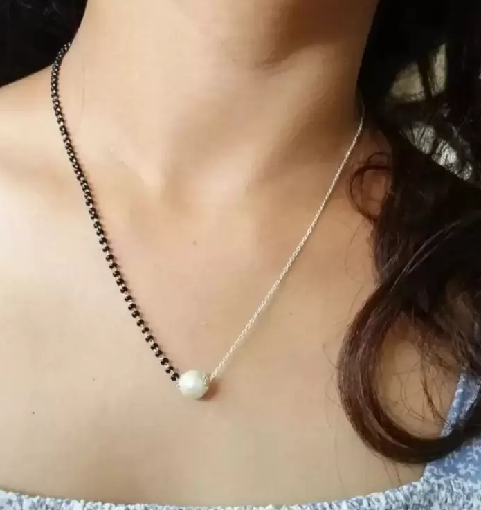 Silver Mangalsutra