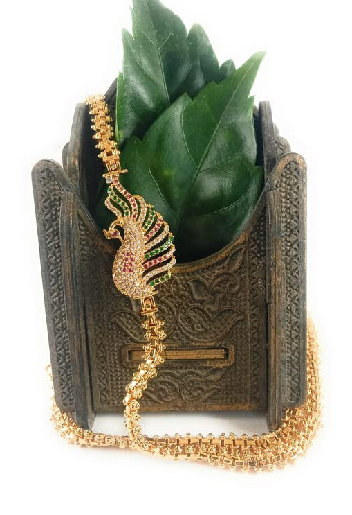 Gold Mugappu Thali Chain Designs | Karap Sundari Chains