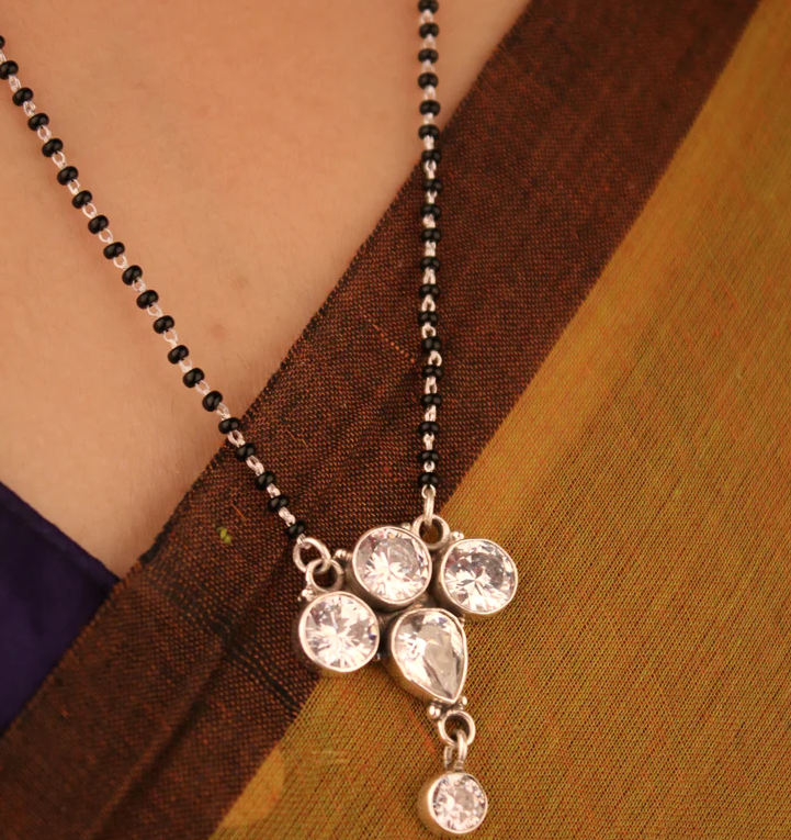 Silver Mangalsutra