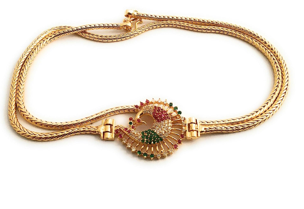 Gold Mugappu Thali Chain Designs | Karap Sundari Chains