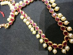 Traditional Ruby Beads Necklace