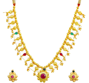 Traditional kolhapuri saaj| Traditional Maharashtrian jewellery