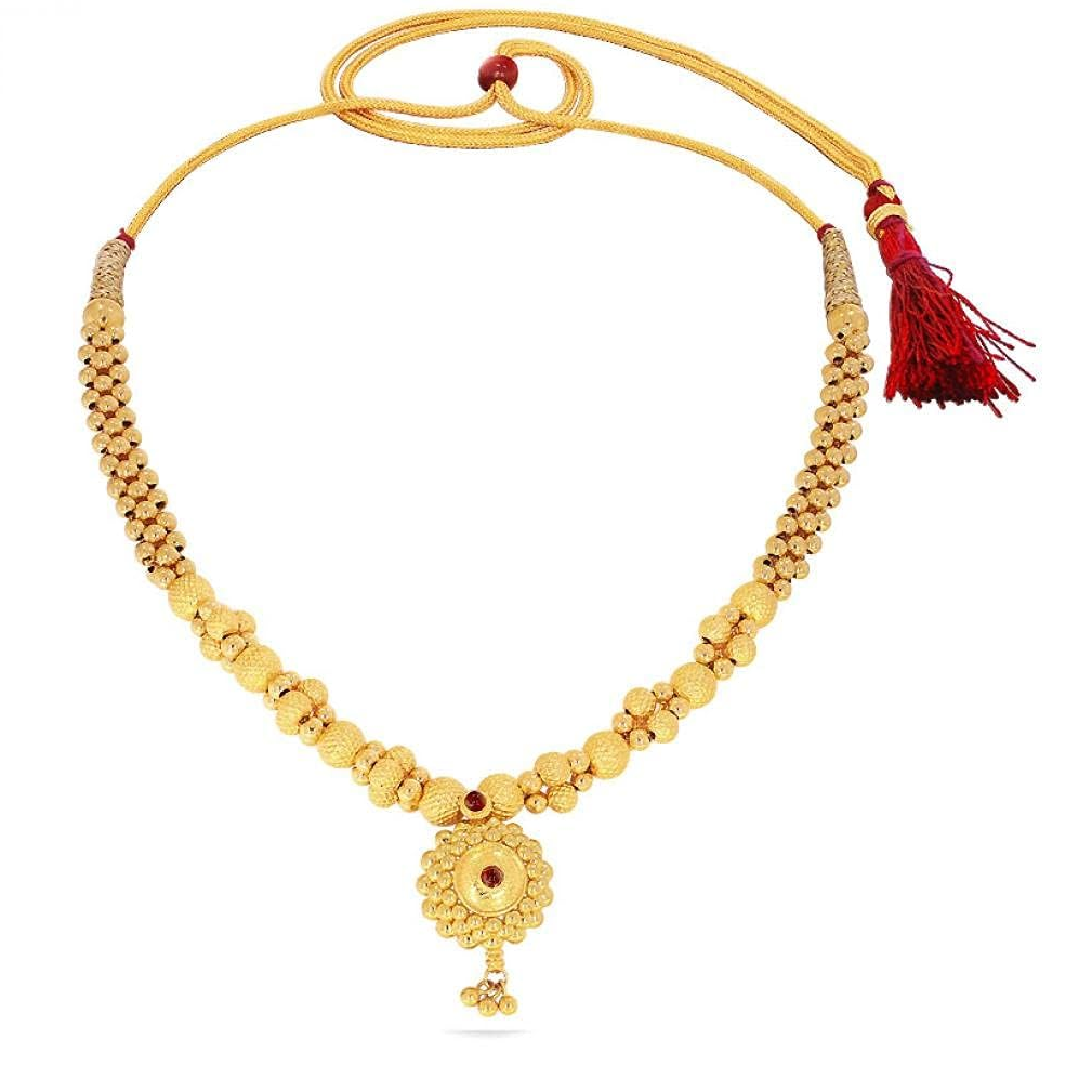 22k Gold Thushi Necklace