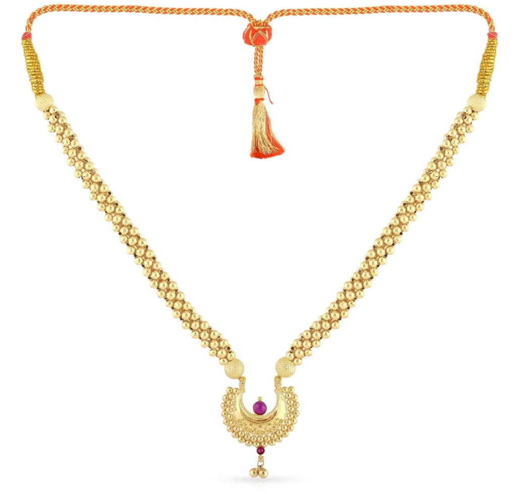 22k Gold Thushi Necklace