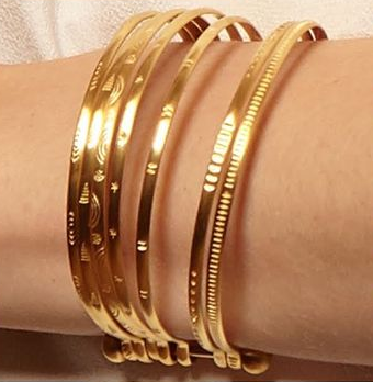 Adjustable Dainty Gold Beaded Bracelets 18k Gold Layered - Etsy Sweden
