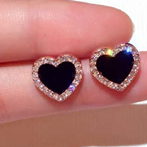 Cute Small Gold Earrings Designs| Heart Shape Earring Designs