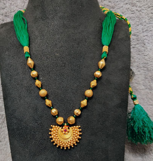 Buy Gold Beads Necklace | Art of Gold Jewellery, Coimbatore