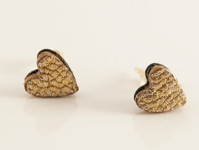 100269 Gold Spring Earrings (1.3Cm) (3.48G) [916 Gold]