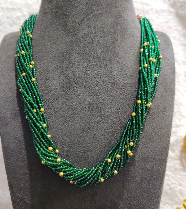 Gold Beads Necklace Designs