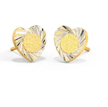 Cute Small Gold Earrings Designs| Heart Shape Earring Designs