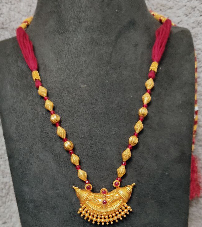 Gold Beads Necklace Designs