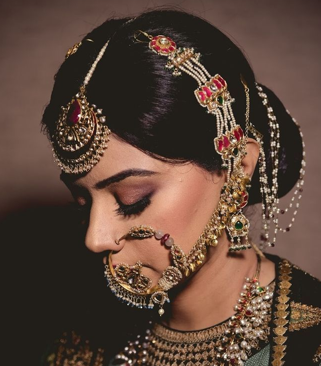 Bridal Headband|  Bridal Sheeshpatti| Sheeshphool