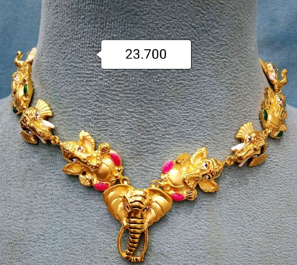 Short Choker Necklace | Latest Choker Necklace Gold Designs