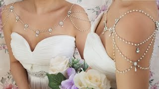Bridal Shoulder necklace | Shoulder Jewellery | Bridal Shoulder Necklace Designs | Shoulder chain |  cape Jewellery