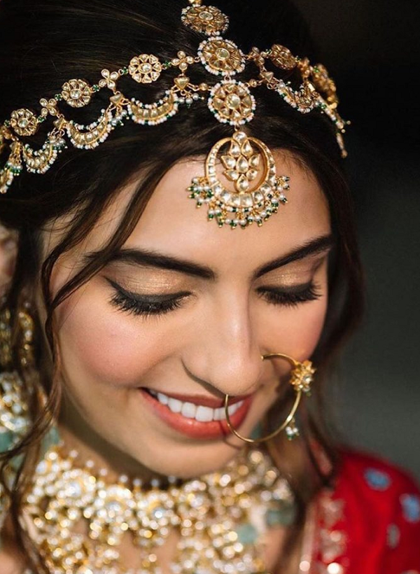 Bridal Headband|  Bridal Sheeshpatti| Sheeshphool