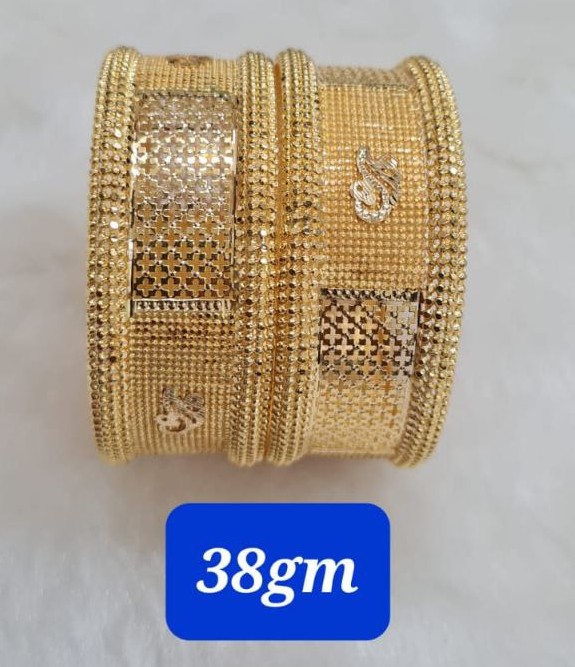 Broad Gold Bangle Designs| Latest Gold Bangle Designs