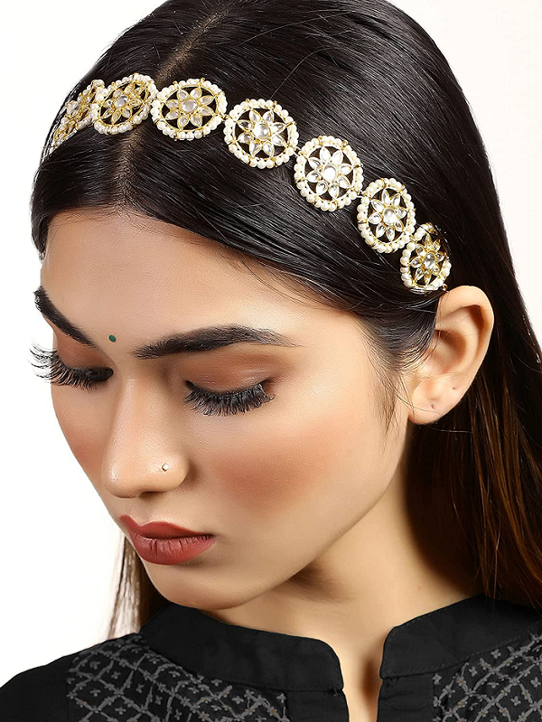 Bridal Headband|  Bridal Sheeshpatti | Sheeshphool