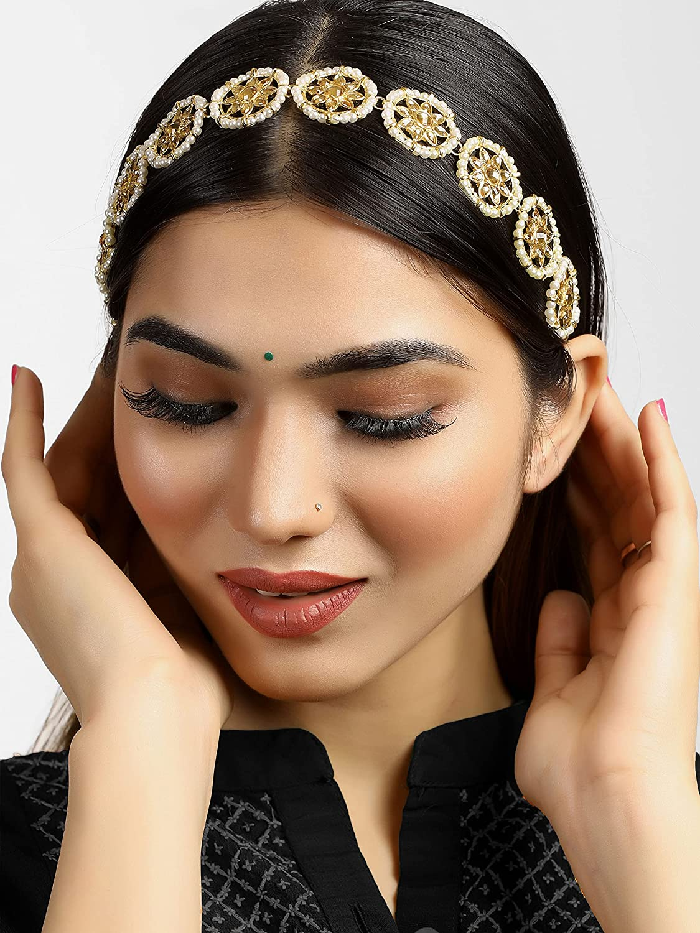 Bridal Headband|  Bridal Sheeshpatti | Sheeshphool