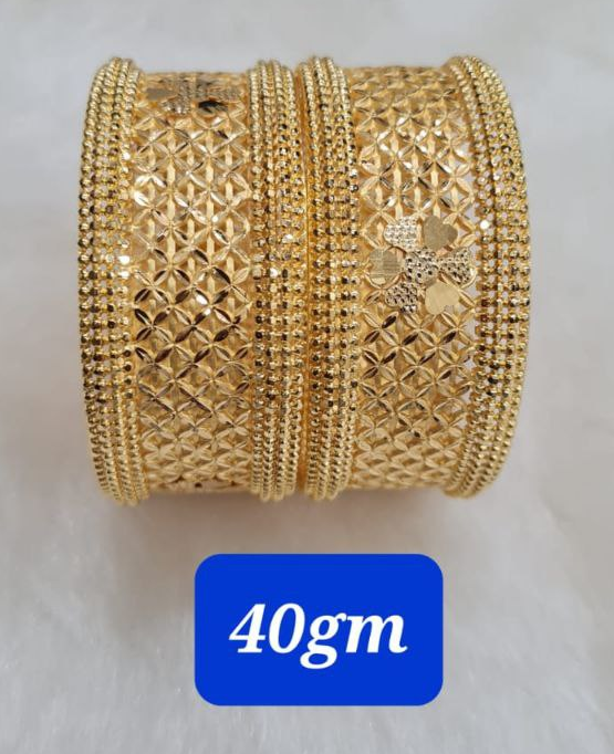 Broad Gold Bangle Designs| Latest Gold Bangle Designs