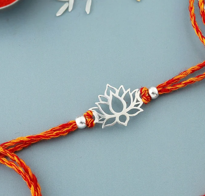 Pure Silver Rakhi for Rakshabandan