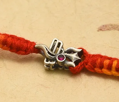 Pure Silver Rakhi for Rakshabandan