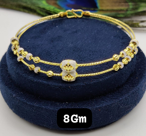8 Gram Gold Bracelet For Men | Boys | Wedding Ceremony | 1 Saravam Model -  YouTube