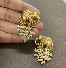 Elephant Jhumka Designs