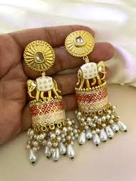 Elephant Jhumka Designs