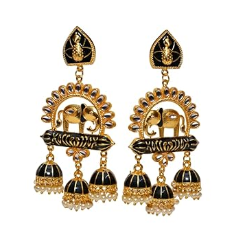 Elephant Jhumka Designs