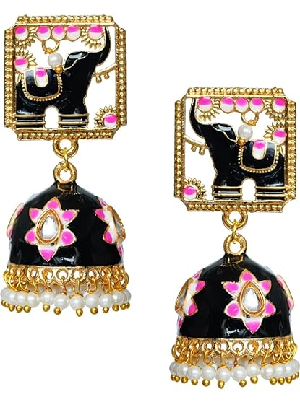 Elephant Jhumka Designs