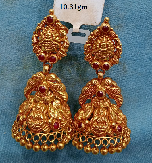 Traditional Lakshmi Jhumkas