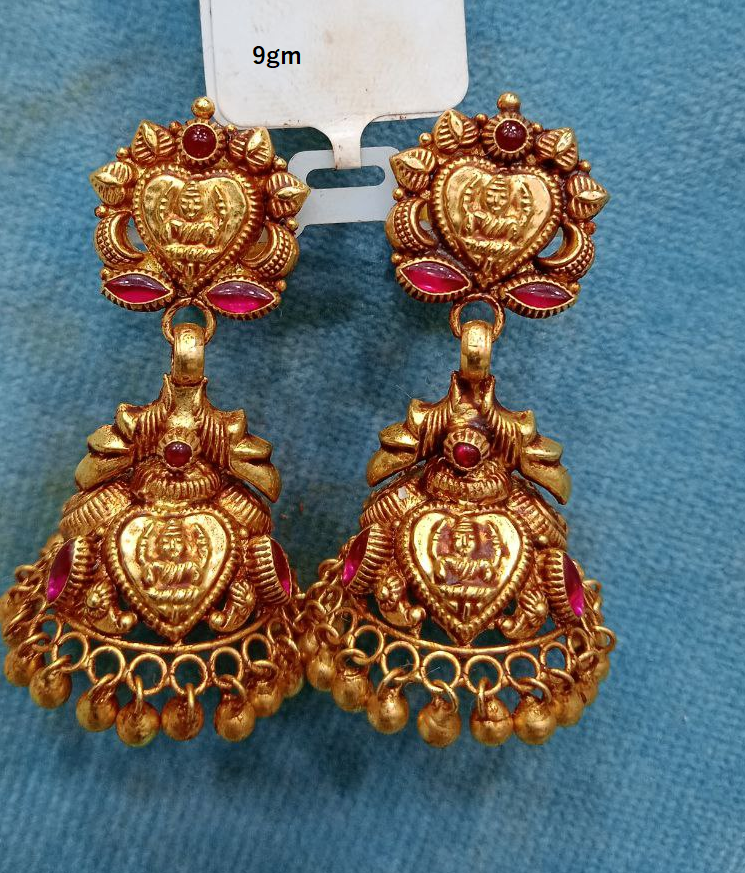 Traditional Lakshmi Jhumkas