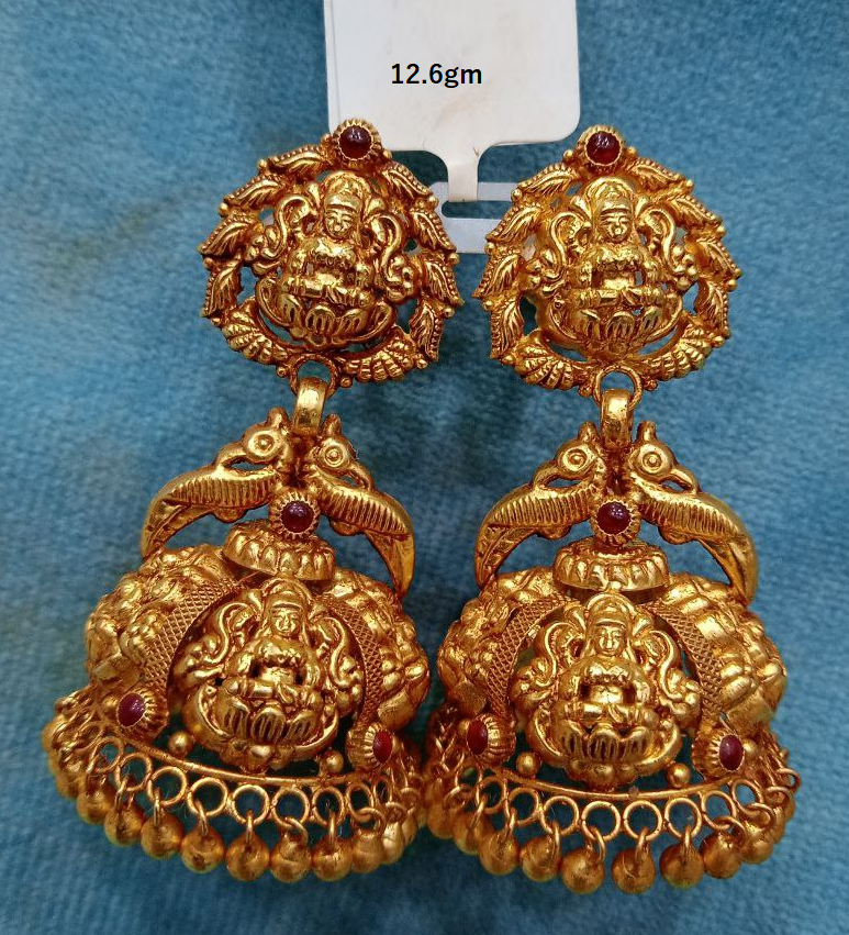 Traditional Lakshmi Jhumkas