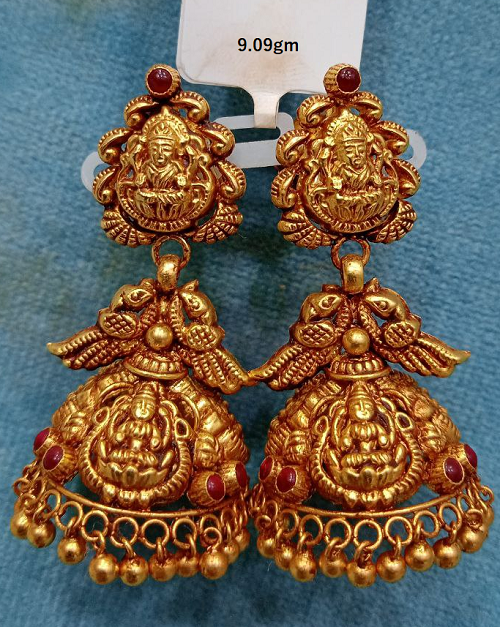 Traditional Lakshmi Jhumkas