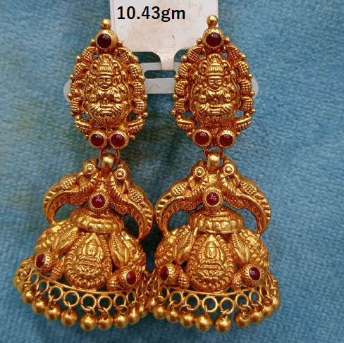 Traditional Lakshmi Jhumkas