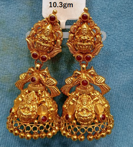 Traditional Lakshmi Jhumkas