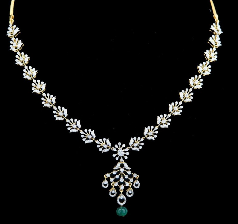 Latest Diamond Necklace Designs 2023 - Dhanalakshmi Jewellers