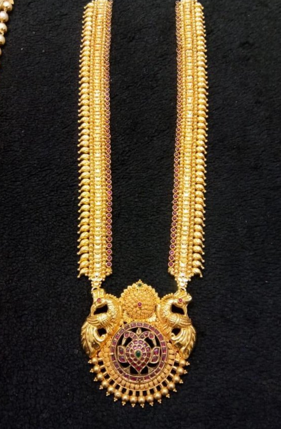 2 in 1 Haram and Vaddanam Designs