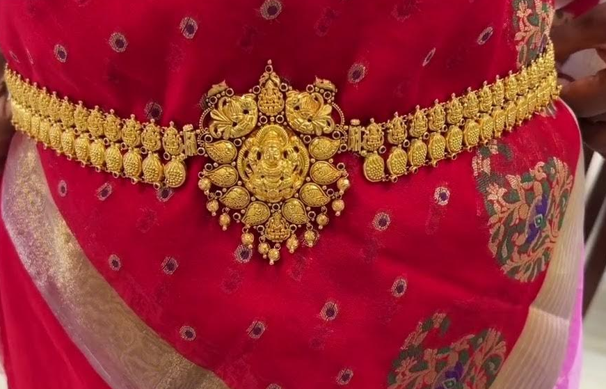 2 in 1 Haram and Vaddanam Designs