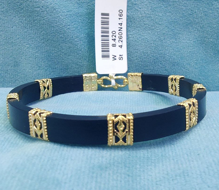 Fancy Rubber Kada for Men